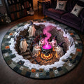 Wicked Spirits Round Mat Rug - Nature Design | Serene Home Decor (Design 3)