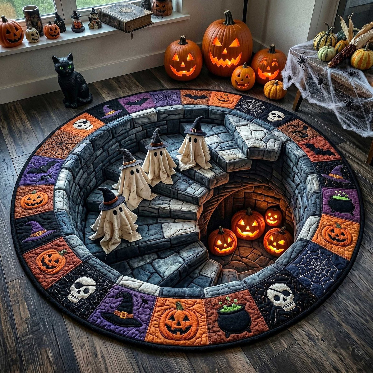 Wicked Spirits Round Mat Rug - Nature Design | Serene Home Decor