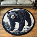 Wild Tracks Round Mat Rug - Nature Design | Serene Home Decor (Design 3)