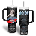 AC/DC Music Custom Stanley Quencher 30oz or 40oz Stainless Steel Tumbler With Handle HG