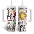 AJR Music Custom Stanley Quencher 30oz or 40oz Stainless Steel Tumbler With Handle HG