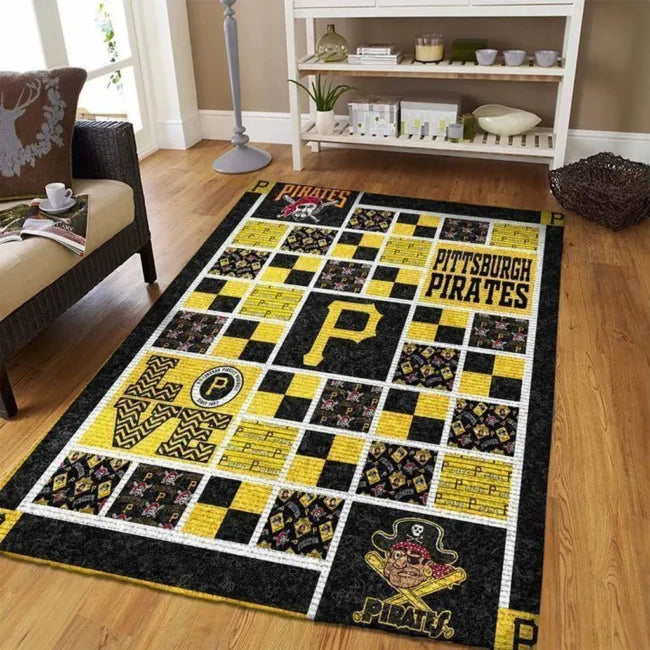 Pittsburgh Pirates Rug – Patterned Area fo...