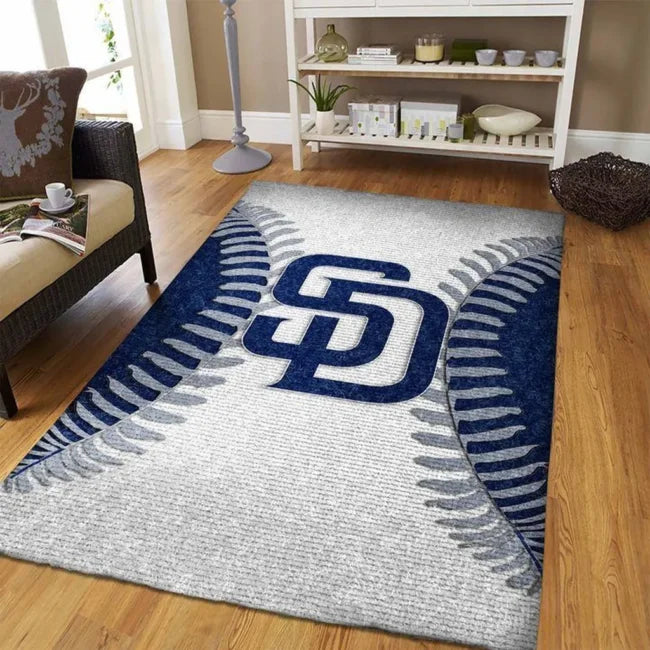 Baseball Themed Sports Area Rug for Living Room ...
