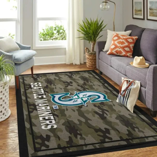 Seattle Mariners Rug – Camo for Living Roo...