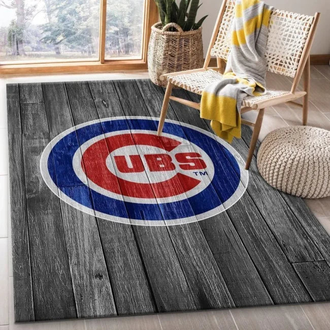 Chicago Cubs Rug – Vintage Wood Floor Mat ...