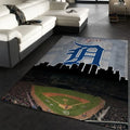Detroit Tigers Rug – Baseball Field Area f...