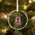 Personalized First Christmas in New Home Ornament 2026 | Custom Address Crystal Ornament | Housewarming Gift for New Couple
