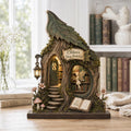2D Print Personalized Fairy Bookshop Wooden Block, Enchanted Library Sign, Fantasy Shelf Decor (2D)