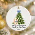 Baby Girl First Christmas Ornament, 1st Christmas, Newborn Gift, Baby xmas, Baby Shower Gift, Boy