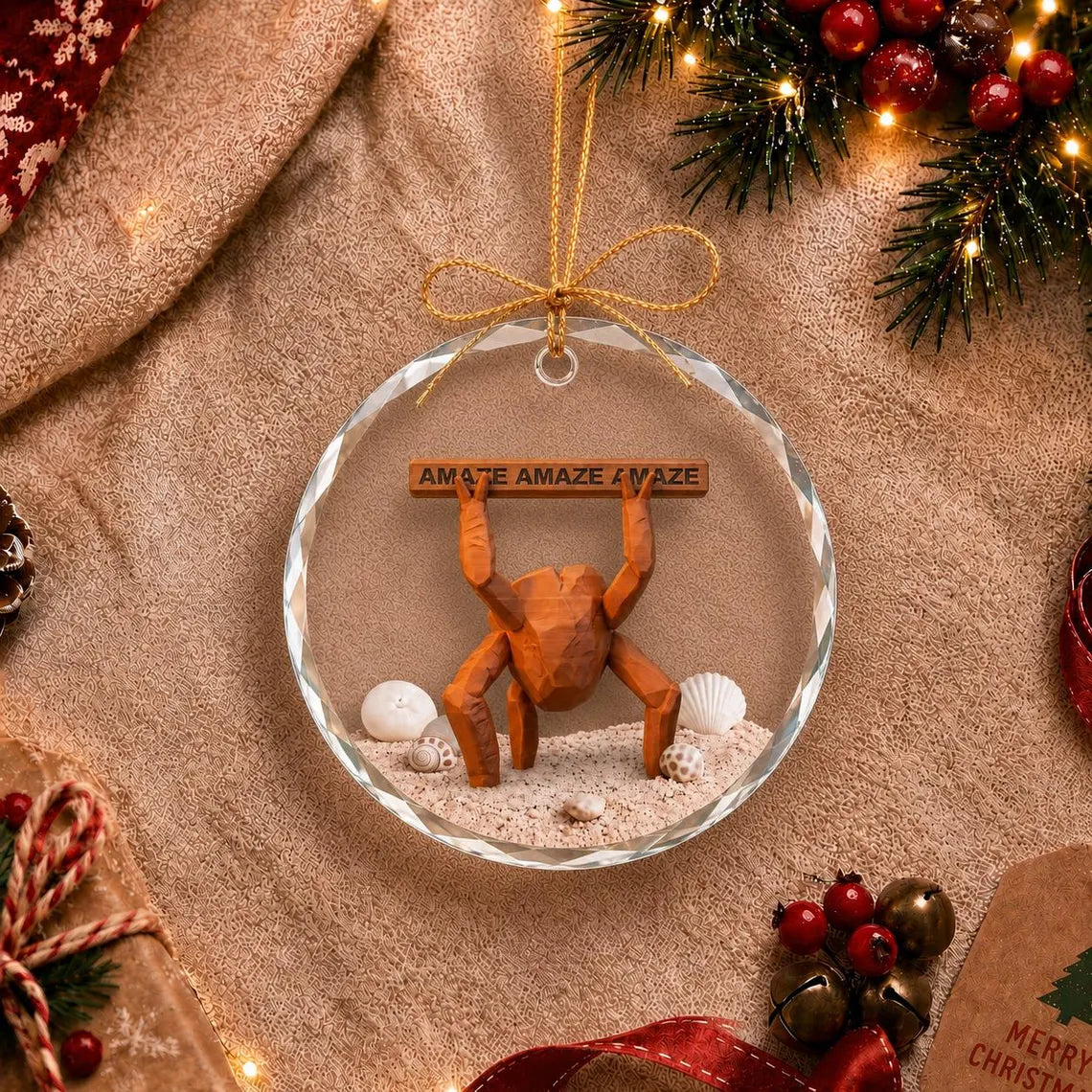 Personalized Project Hail Mary Rocky Ornament, Sci Fi Christmas Tree Decor, Andy Weir Book Lover Gift, Custom Space Geek Keepsake