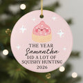 Squishy ornament, Squishy lover gift, Dumpling ornament, Custom ornaments for kids, Kids Personalized name ornament
