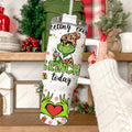 Feeling Extra Christma Boujee Wrap Retro Christma Skinny Wrap Christma Movie Transparent Lid Rhinestone Diamond 40oz Tumbler With Handle HG