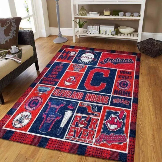 Cleveland Indians Rug – Baseball Team Logo...