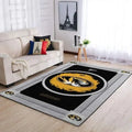 Mizzou Tigers Rug for Living Room Decor Black an...