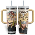Luke combs Music Custom Stanley Quencher 30oz or 40oz Stainless Steel Tumbler With Handle HG