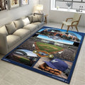 Baseball Stadium Rug for Living Room Decoration ...