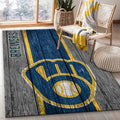 Brewers Logo Rug for Living Room and Bedroom Dec...