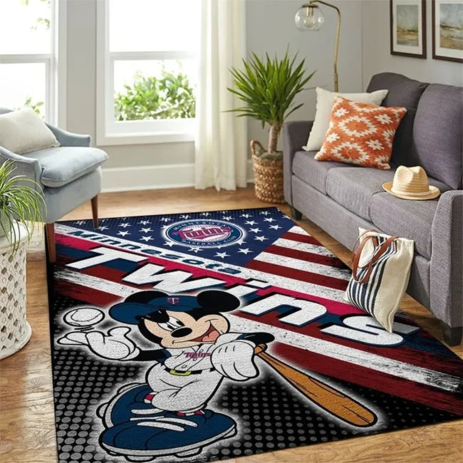 Minnesota Twins Rug – Baseball with Team C...