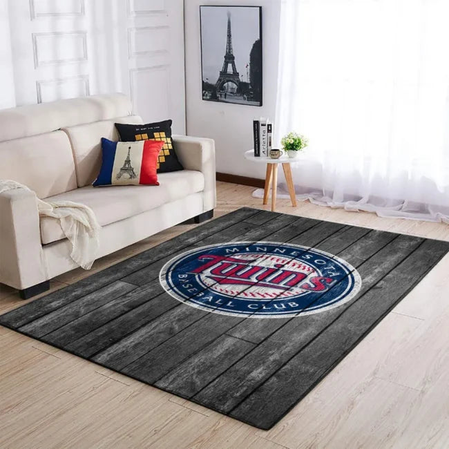 Minnesota Twins Rug – Team Logo Area for F...