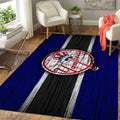 Vintage Baseball Team Logo Area Rug for Home Dec...
