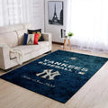 Yankees Baseball Themed Area Rug for Home Decor ...