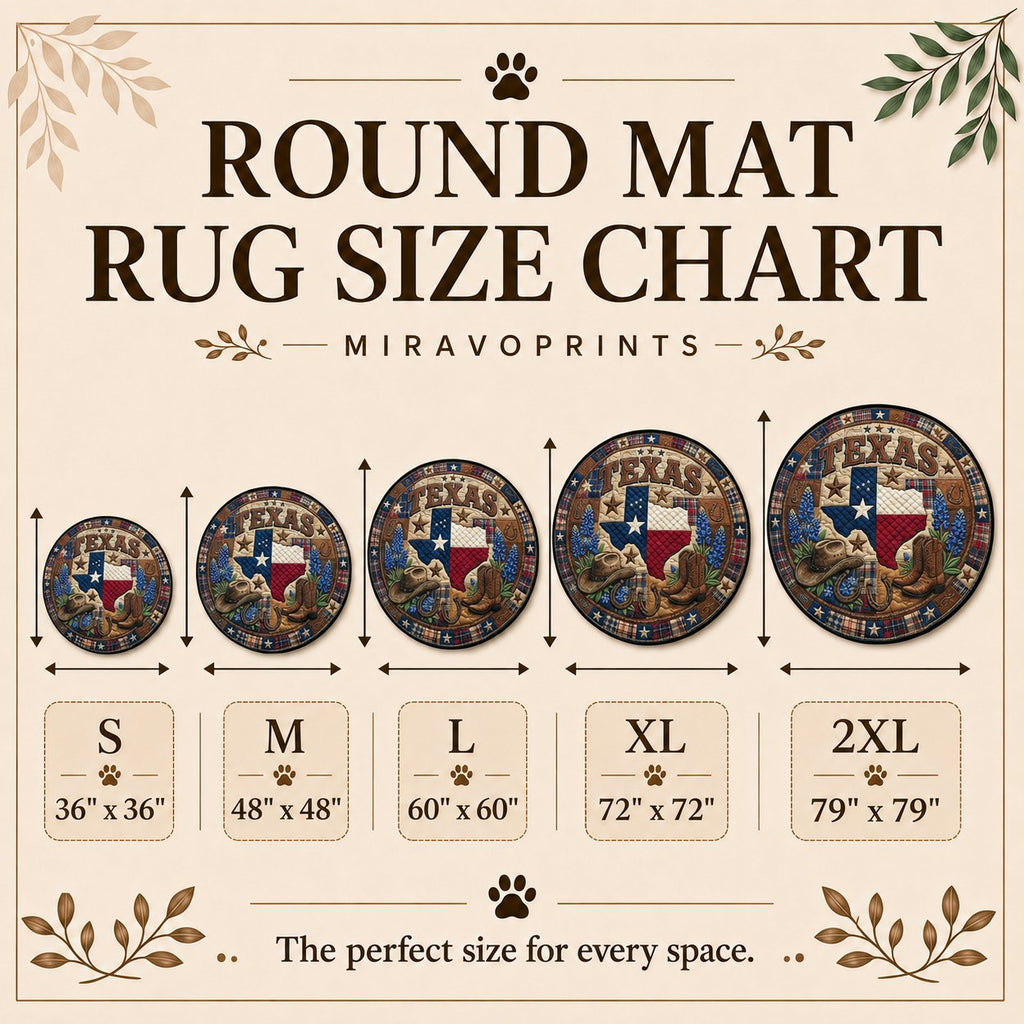 Haunted Manor Round Mat Rug - Nature Design | Serene Home Decor