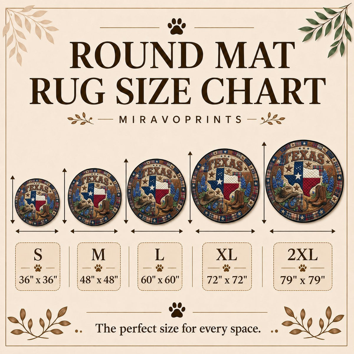 Haunted Manor Round Mat Rug - Nature Design | Serene Home Decor