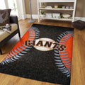 Modern Baseball Giants Area Rug for Living Room ...
