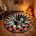 Chaotic Club Halloween Hypnotic Vortex 3D Rug