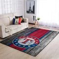Texas Rangers Rug – Wooden Plank Style Are...