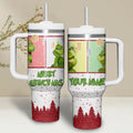 The Grinch Movies Custom Stanley Quencher 30oz or 40oz Stainless Steel Tumbler With Handle HG With Handle