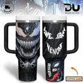 Venom Movies Custom Stanley Quencher 30oz or 40oz Stainless Steel Tumbler With Handle HG With Handle